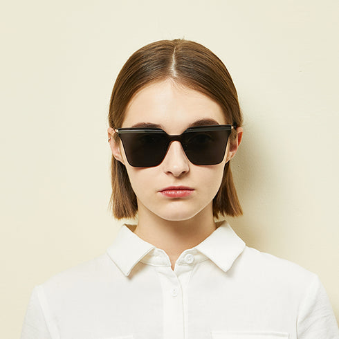Angular Metal Women and Men Sunglasses Seville